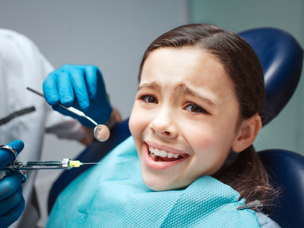The child is afraid of the pediatric dentist